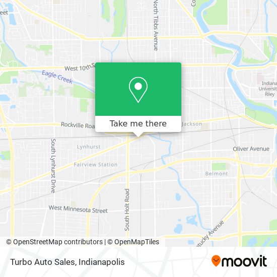 Turbo Auto Sales map