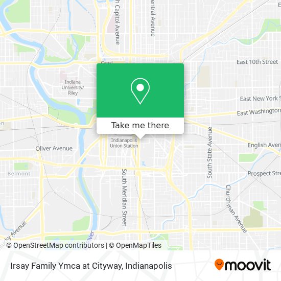 Mapa de Irsay Family Ymca at Cityway