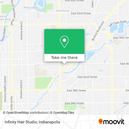 Infinity Hair Studio map