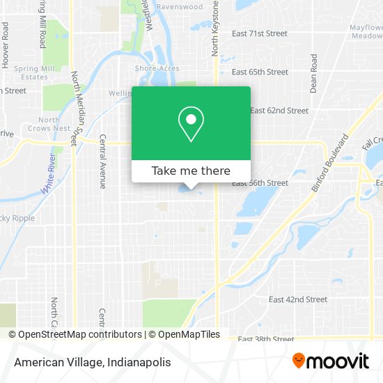 Mapa de American Village