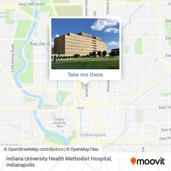 Mapa de Indiana University Health Methodist Hospital