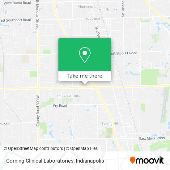 Mapa de Corning Clinical Laboratories