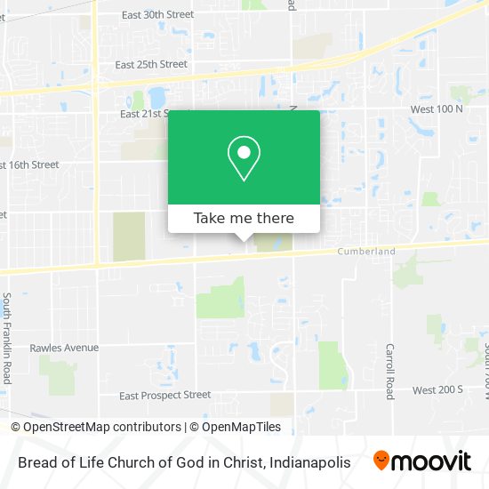 Bread of Life Church of God in Christ map