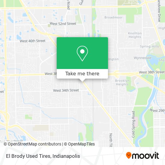 Mapa de El Brody Used Tires