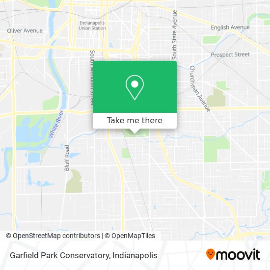 Garfield Park Conservatory map