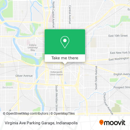 Virginia Ave Parking Garage map