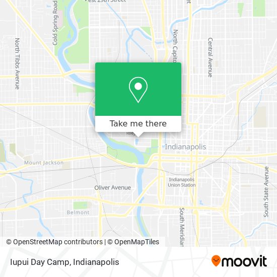 Mapa de Iupui Day Camp