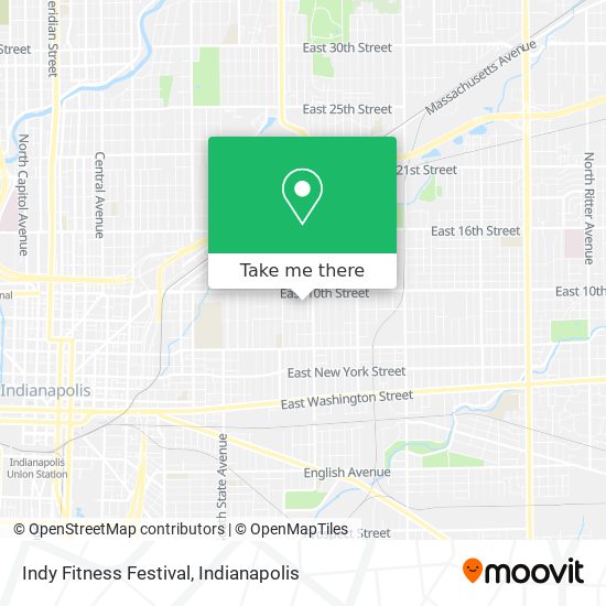 Mapa de Indy Fitness Festival