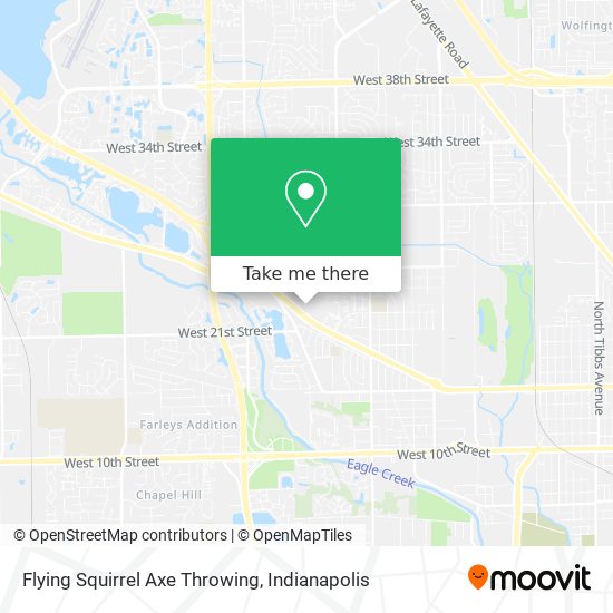 Flying Squirrel Axe Throwing map