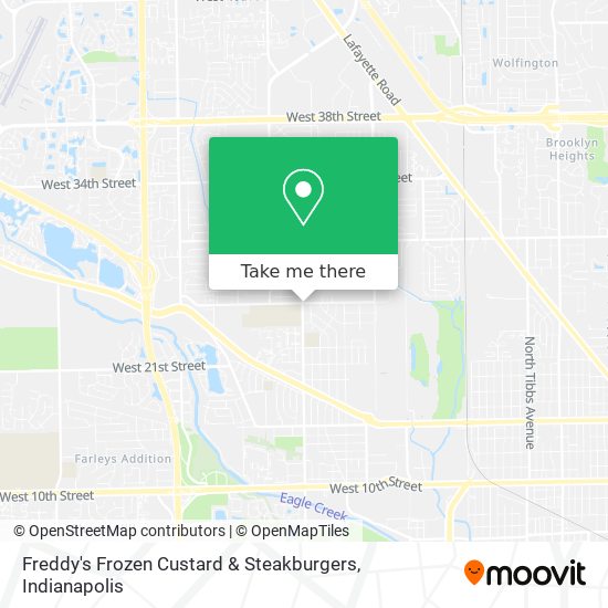Freddy's Frozen Custard & Steakburgers map