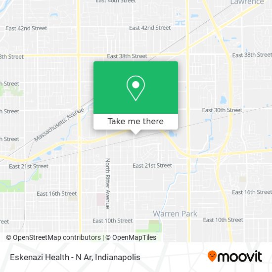 Eskenazi Health - N Ar map