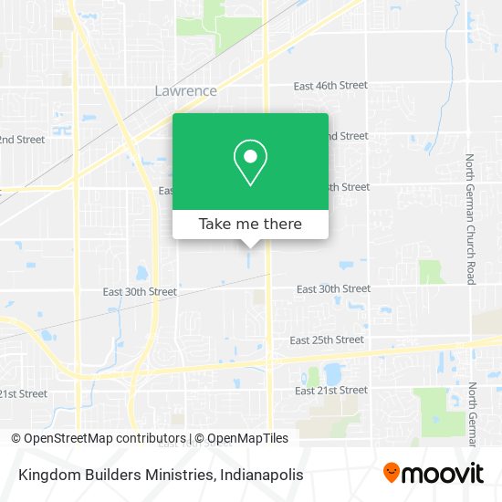 Mapa de Kingdom Builders Ministries