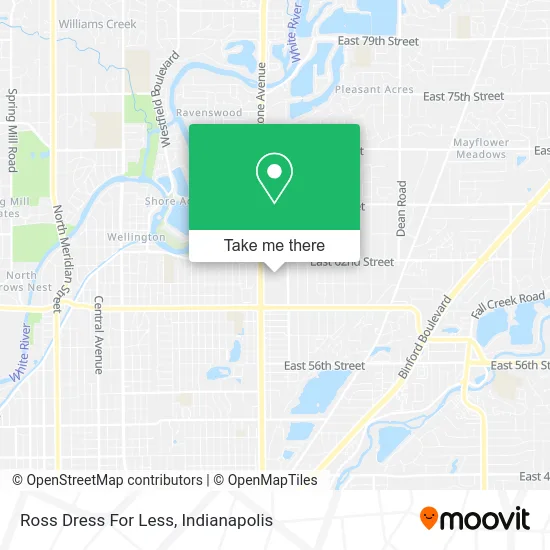Ross Dress For Less map
