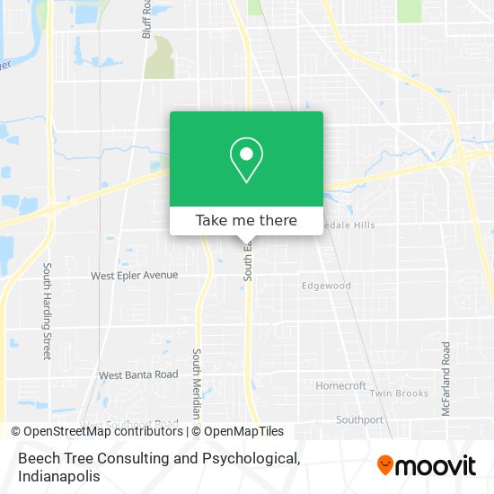 Beech Tree Consulting and Psychological map