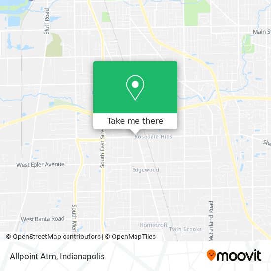 Mapa de Allpoint Atm