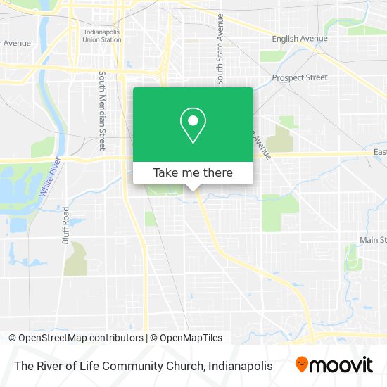 The River of Life Community Church map