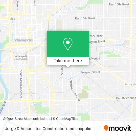 Jorge & Associates Construction map