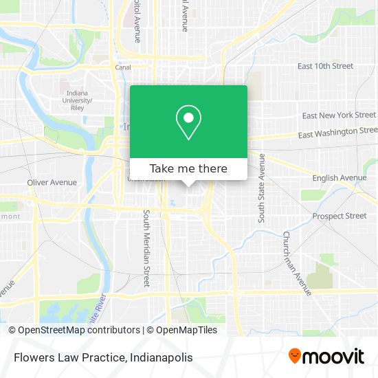 Flowers Law Practice map