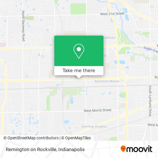 Remington on Rockville map