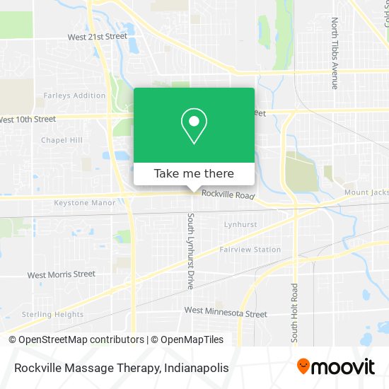 Rockville Massage Therapy map