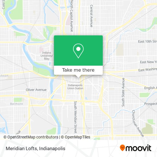 Meridian Lofts map