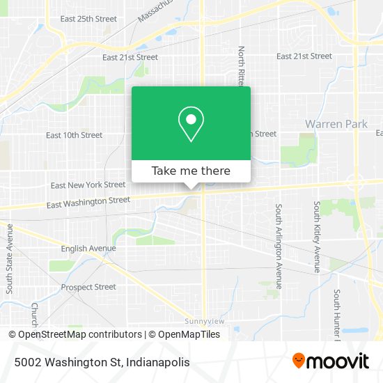 5002 Washington St map