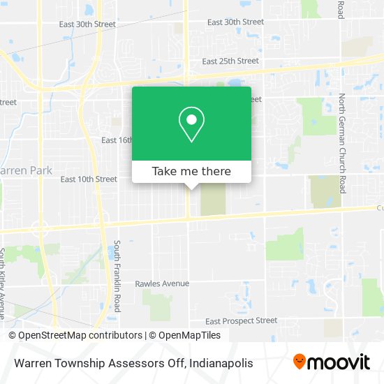 Mapa de Warren Township Assessors Off