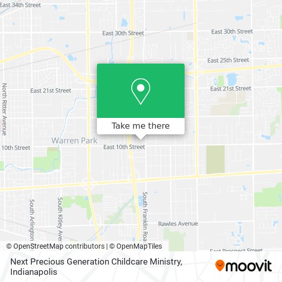 Next Precious Generation Childcare Ministry map