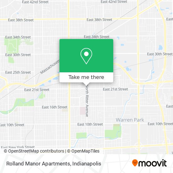 Rolland Manor Apartments map