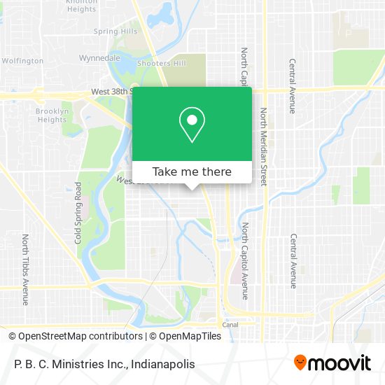 P. B. C. Ministries Inc. map