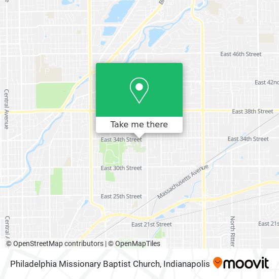 Philadelphia Missionary Baptist Church map