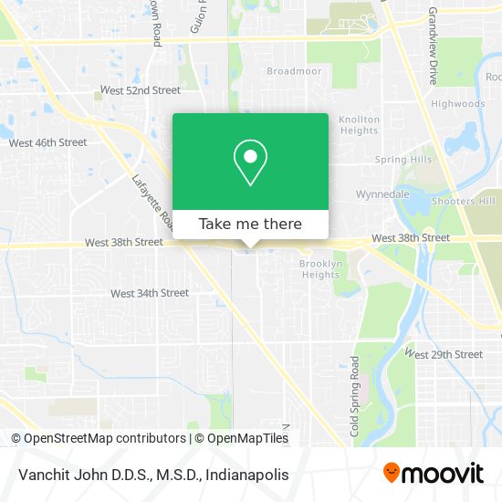 Vanchit John D.D.S., M.S.D. map
