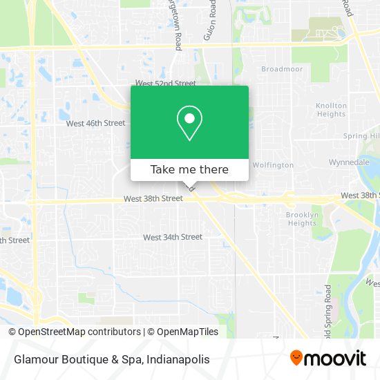 Mapa de Glamour Boutique & Spa