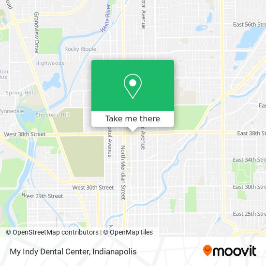 My Indy Dental Center map