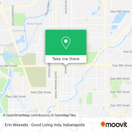 Mapa de Erin Wessels - Good Living Indy