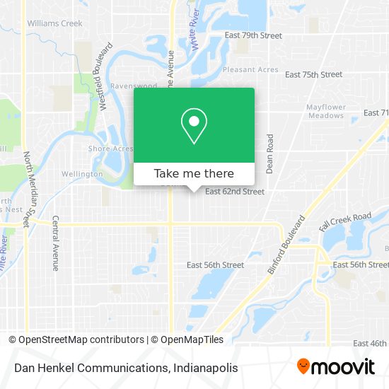 Dan Henkel Communications map