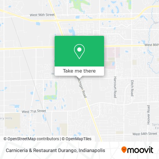 Carniceria & Restaurant Durango map