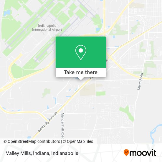 Valley Mills, Indiana map