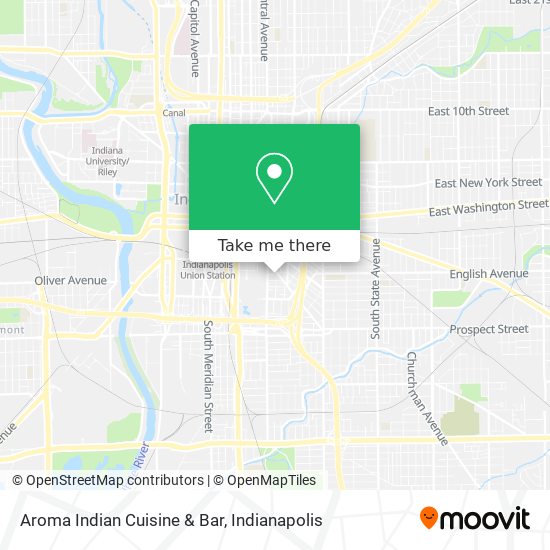 Mapa de Aroma Indian Cuisine & Bar