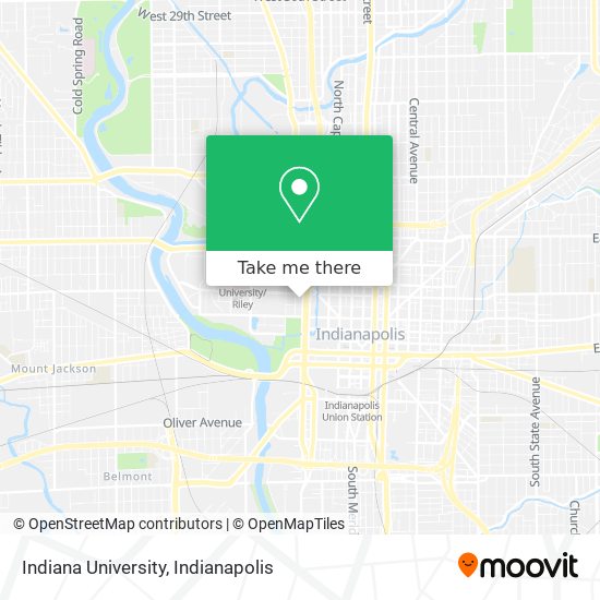 Indiana University map