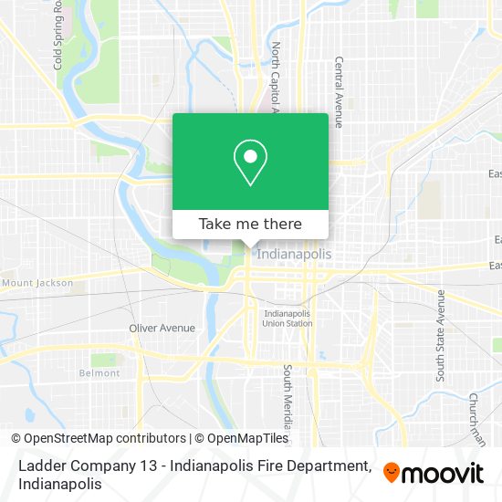 Ladder Company 13 - Indianapolis Fire Department map