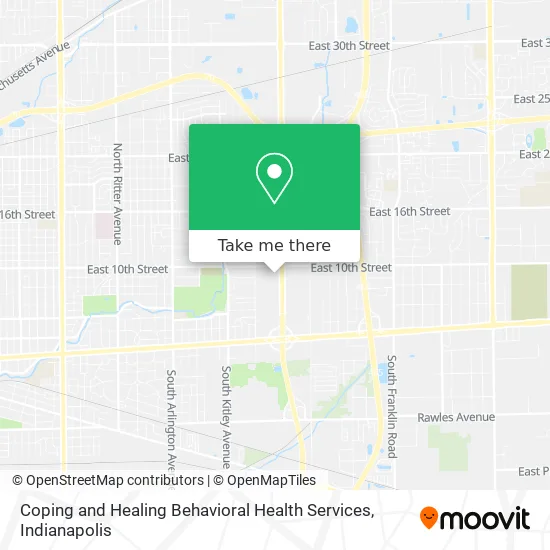 Coping and Healing Behavioral Health Services map