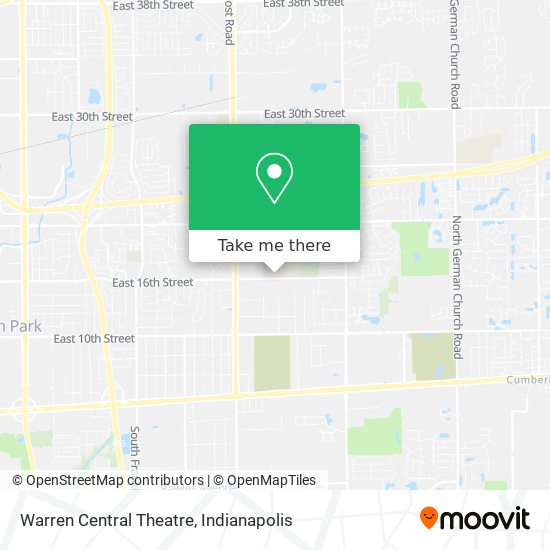 Warren Central Theatre map