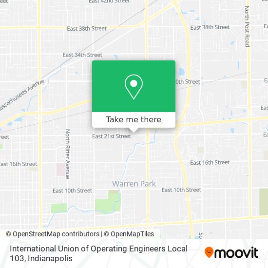 International Union of Operating Engineers Local 103 map