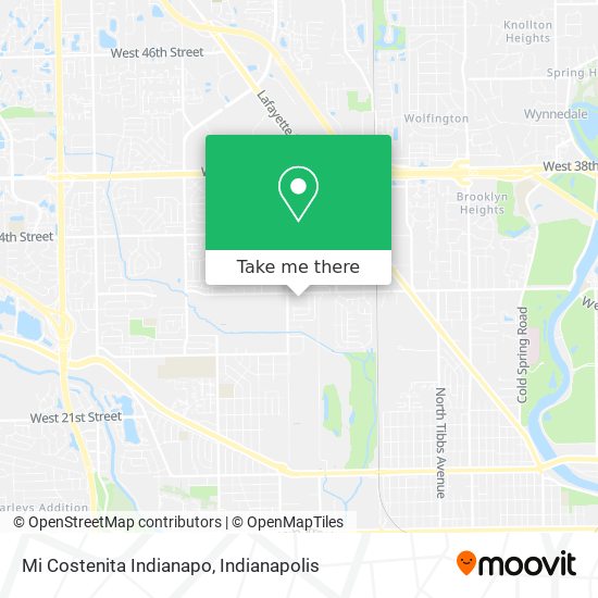 Mi Costenita Indianapo map