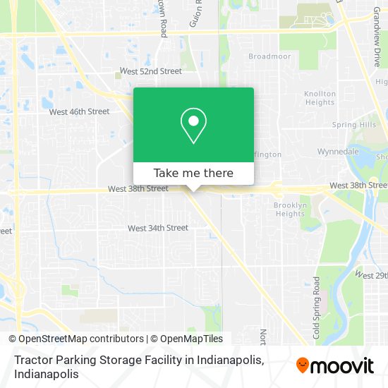Tractor Parking Storage Facility in Indianapolis map