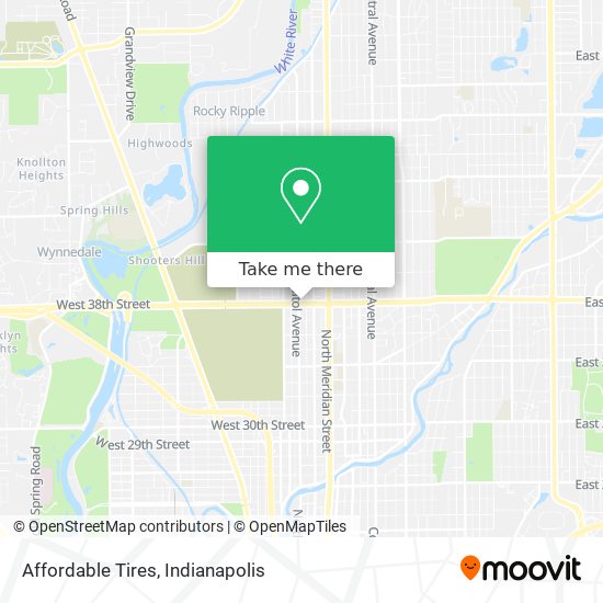 Affordable Tires map