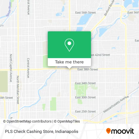 PLS Check Cashing Store map