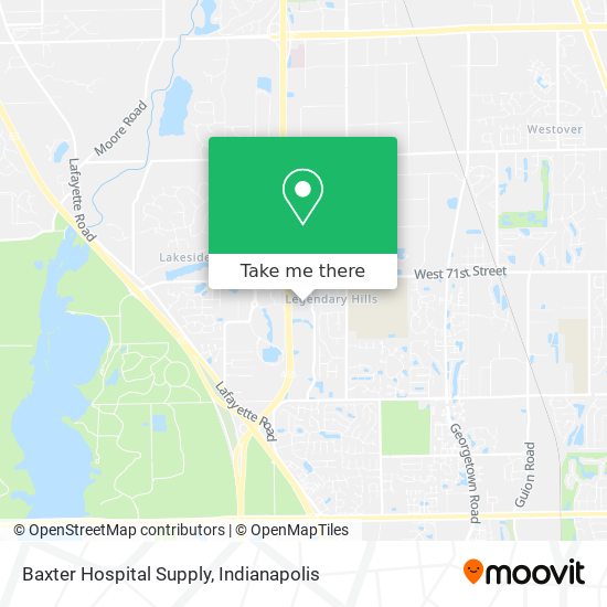 Baxter Hospital Supply map