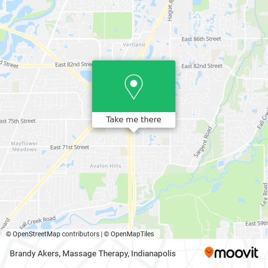 Brandy Akers, Massage Therapy map